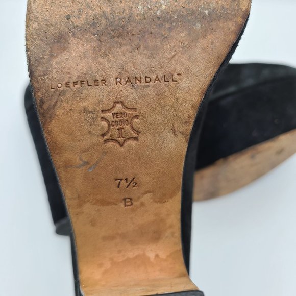 Loeffler Randall Black Suede Platform Heels - Picture 7 of 7